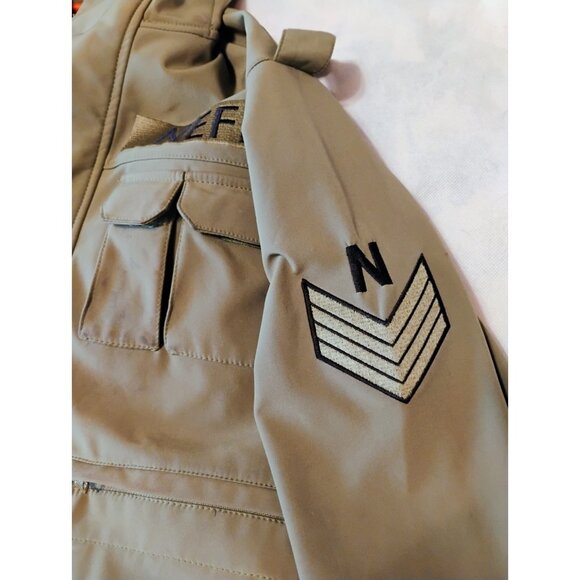 Neff Sarge Softshell Snowboard Jacket Size Medium Military Style - Picture 11 of 16